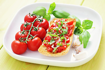 Image showing bruschetta