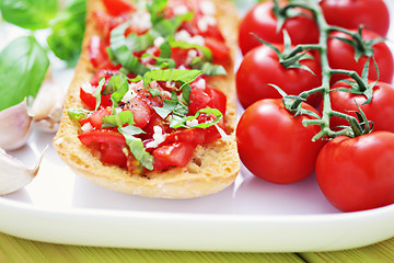 Image showing bruschetta