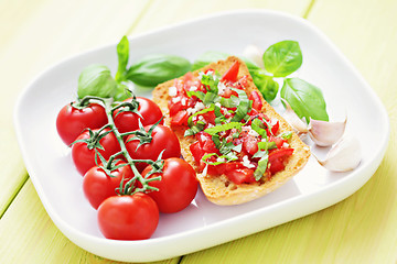 Image showing bruschetta