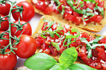 Image showing bruschetta