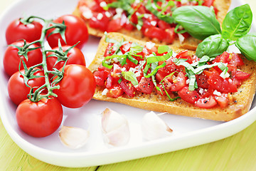 Image showing bruschetta