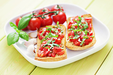 Image showing bruschetta