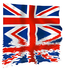 Image showing Union Jack Reflection