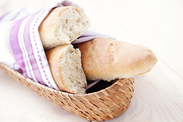 Image showing fresh baquette