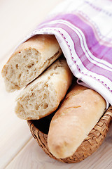 Image showing fresh baquette