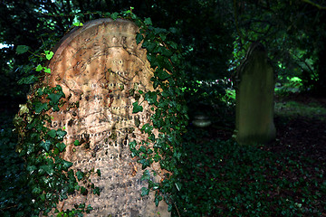 Image showing 1860 gravestone