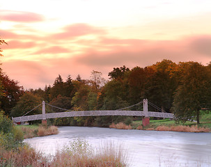 Image showing Tweed Green at Dawn