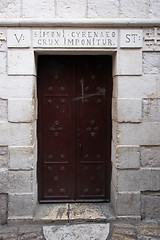 Image showing Jerusalem, Via Dolorosa, 5th Stations of the Cross