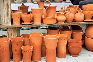 Image showing Terracotta pottery