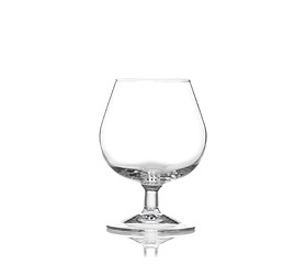 Image showing cognac glass isolated on white background