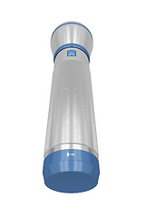 Image showing Silver flashlight