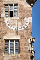 Image showing sun clock Nuremberg Bavaria Germany