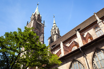 Image showing St. Lorenz Church Nuremberg Bavaria Germany