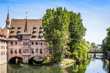 Image showing Heilig Geist Spital Nuremberg Bavaria Germany