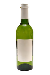 Image showing White Wine w/ Blank Label (Path Included)