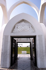 Image showing monumental gate, Qatar