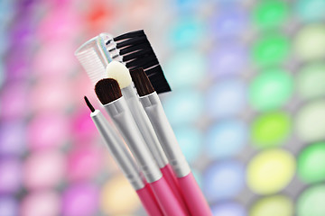 Image showing make-up brushes