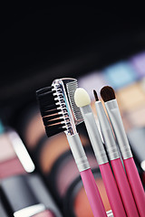 Image showing make-up brushes