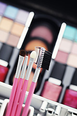 Image showing make-up brushes