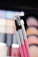 Image showing make-up brushes