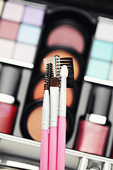 Image showing make-up brushes