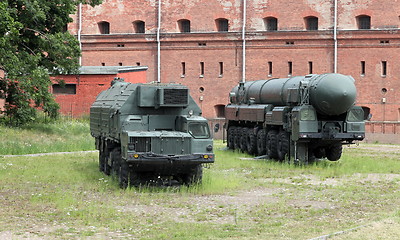 Image showing mobile  missile launcher Topol 