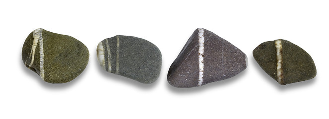 Image showing flat pebbles