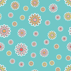 Image showing Old-fashioned floral pattern