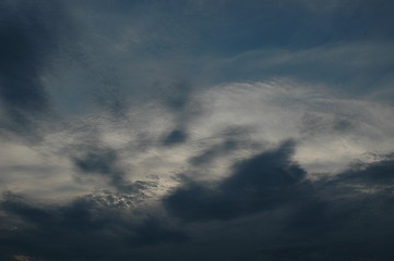 Image showing Dramatic sky in summer