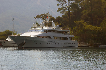 Image showing million dollar yacht