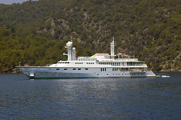 Image showing million dollar yacht