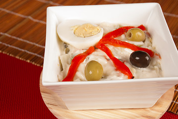 Image showing Portion of Russian salad