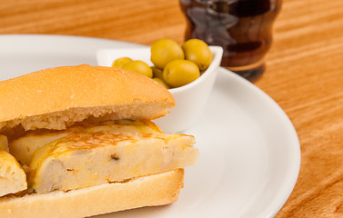 Image showing Tortilla bocadillo