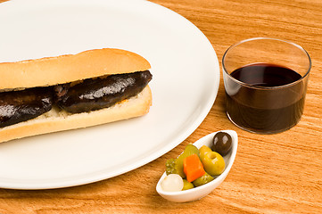 Image showing Bocadillo and tapa