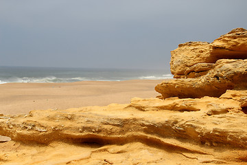 Image showing Nazare rocks, Portugal 