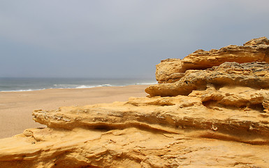 Image showing Nazare rocks, Portugal 