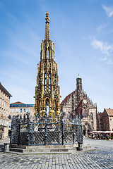Image showing fountain in Nuremberg