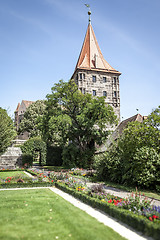 Image showing Castle of Nuremberg Bavaria Germany