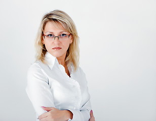 Image showing attractive business woman