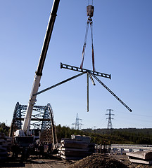 Image showing Construction of new bridge