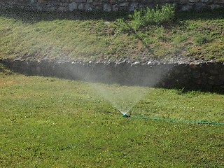 Image showing Irrigation sprinkler