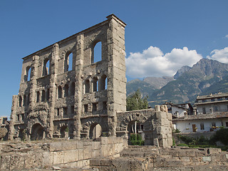 Image showing Roman Theatre Aosta