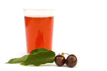 Image showing Cherry juice