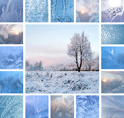 Image showing Winter collage