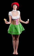 Image showing Pretty girl in german style