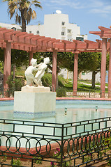 Image showing gazebo pool fountain waterfront Oasis Park El Kantaoui Sousse Tu