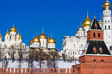 Image showing Moscow Kremlin and Churches