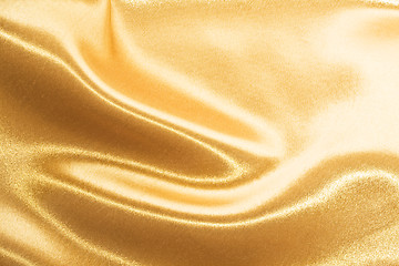 Image showing Golden satin