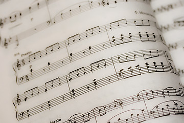 Image showing Musical notes