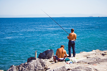 Image showing bosphorus fishing